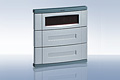 mooie schakelaar in aluminium-look